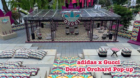 gucci adidas design orchard|What Went Down At The Gucci x Adidas Party.